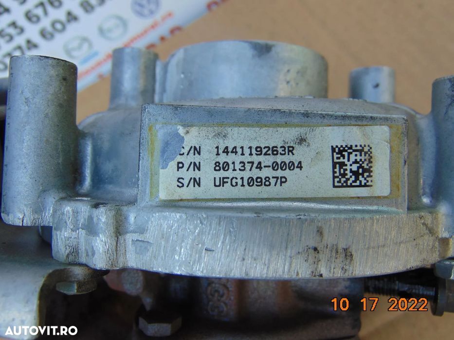 Turbina Renault 1.5 Clio 4 Captur Kadjar Nissan Micra qashqai Dacia Du - 4