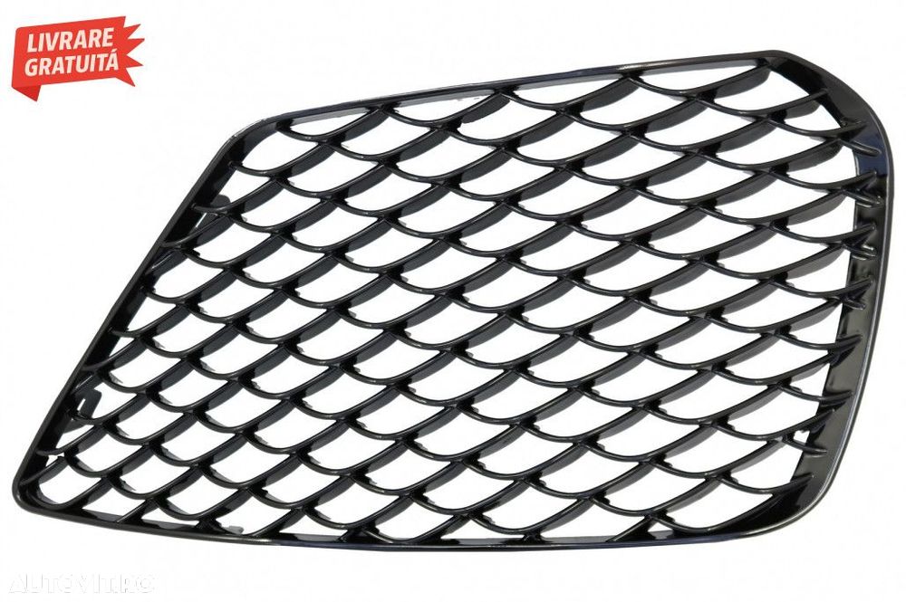 Grile Laterale Mercedes S-Class W222 (2013-2017) S63 Design Negru Luci - 4