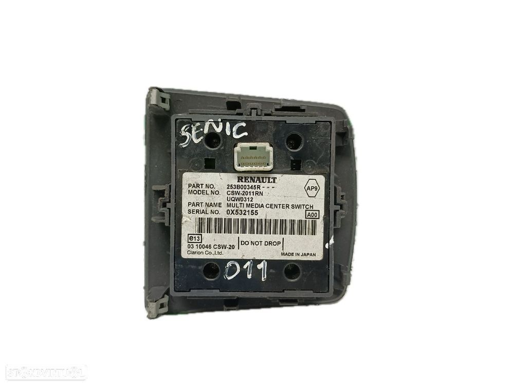 Comando / Botão De Sofagem / Climatronic Renault Megane Iii Hatchback - 2