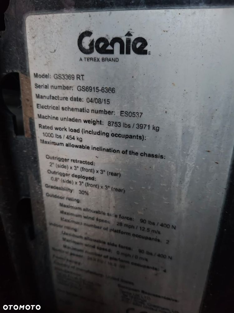 Genie GS-3369 RT - 5