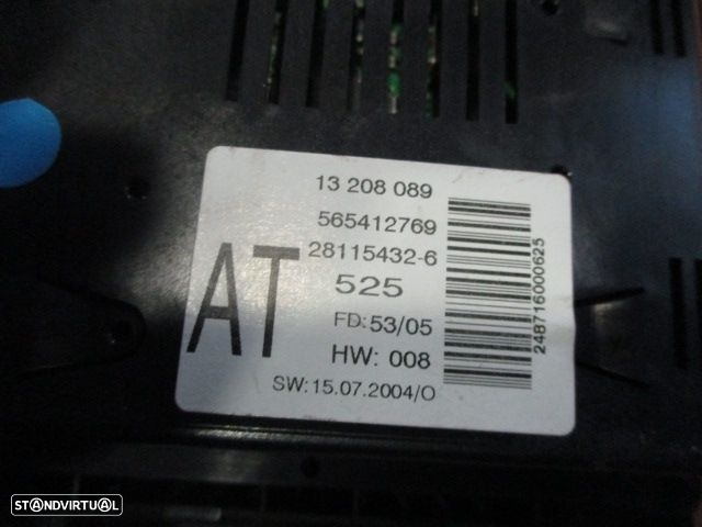 Display Relogio 13208089 OPEL ASTRA H 2006 - 3