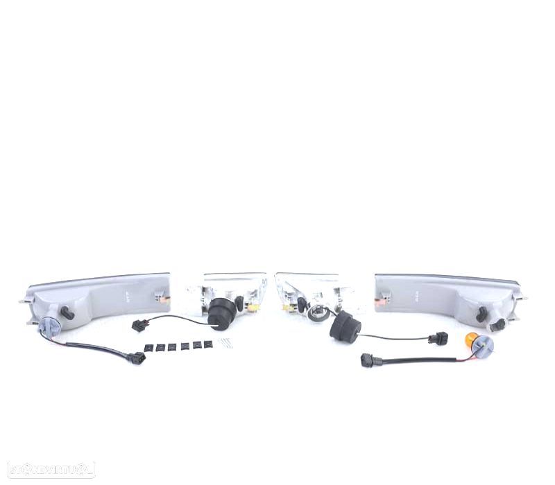 FARÓIS NEVOEIRO COM PISCA VOLKSWAGEN VW GOLF 3 VENTO 92-98 FUNDO PRETO - 2