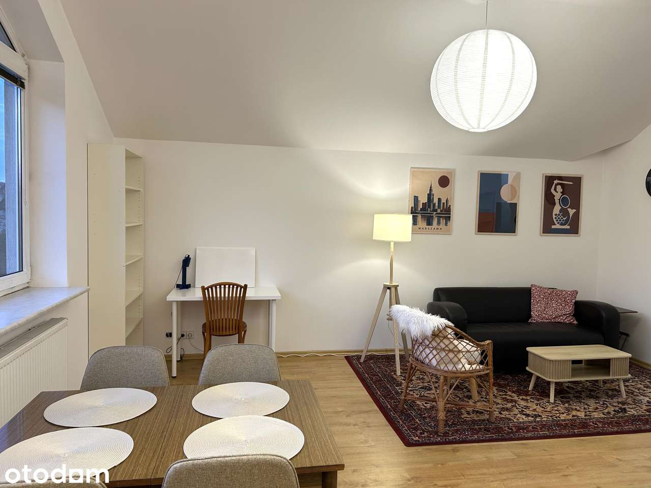 Jasne poddasze z charakterem | 2 pokoje | 52 m² | garaż | Gocławek