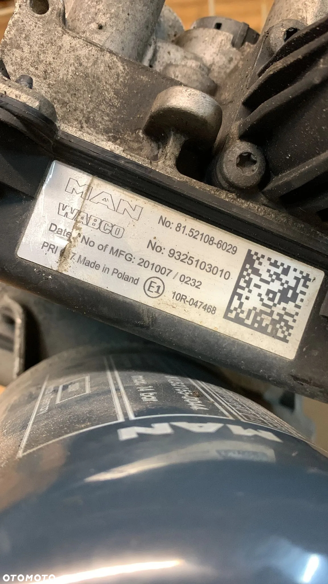 Zawór osuszacz MAN WABCO  APM 9325103000 / 9325103010 - 3