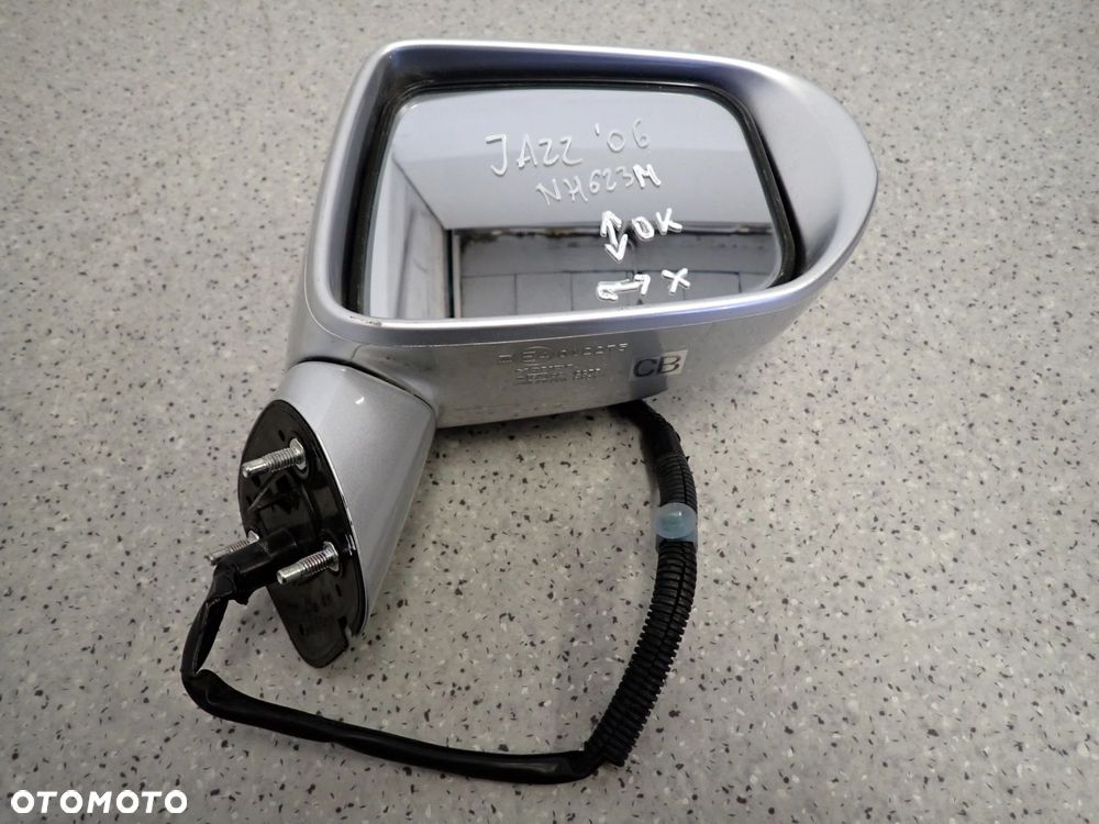 HONDA JAZZ 05-07 LUSTERKO PRAWE ELEKTRYCZNE 7 PIN NH623M - 1