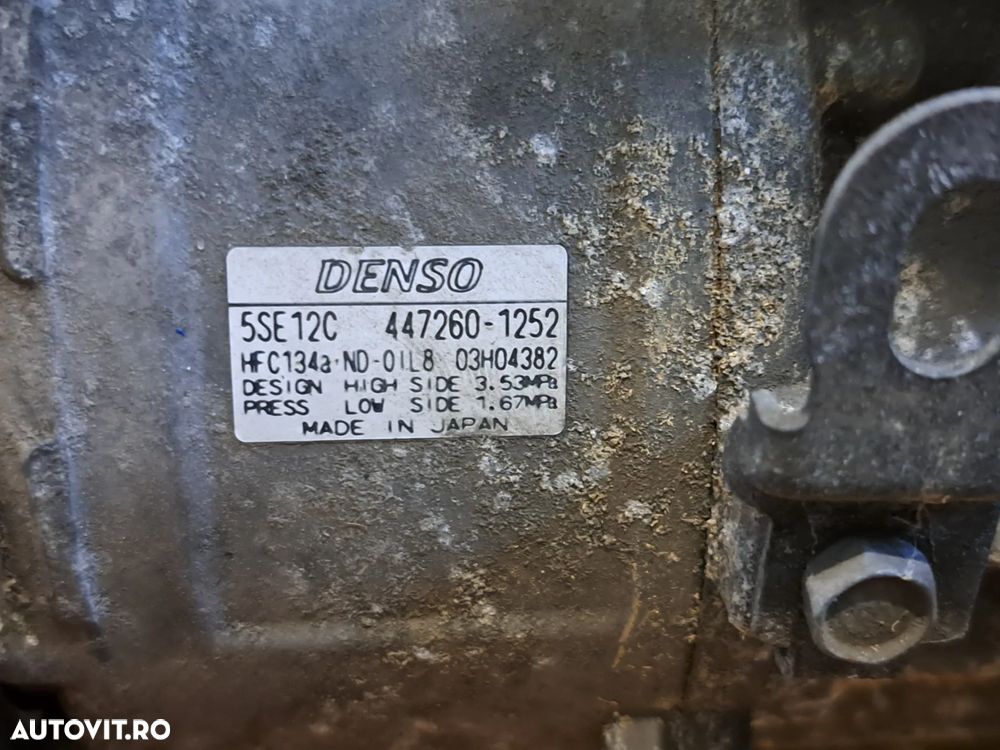 Compresor clima ac aer conditionat Original Toyota Rav 4 2.2d 2006-2012, Avensis 2008-2018 2.0d 2.2d, Corolla 2.0d 2006-2018 - 2