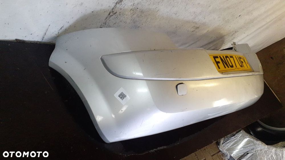 ^ ZDERZAK TYŁ TYLNY DO RENAULT MEGANE II 2 TED69 SREBRNY - 4