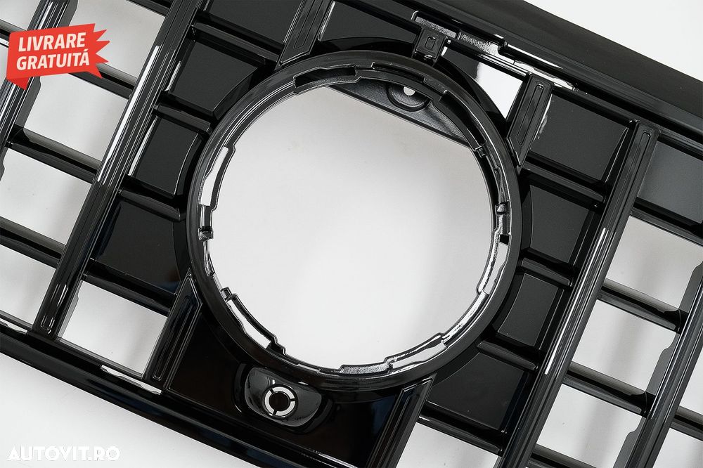 Grila Centrala Mercedes GLB-Class X247 (2019-2023) GT-R Panamericana Design Negru - livrare gratuita - 3