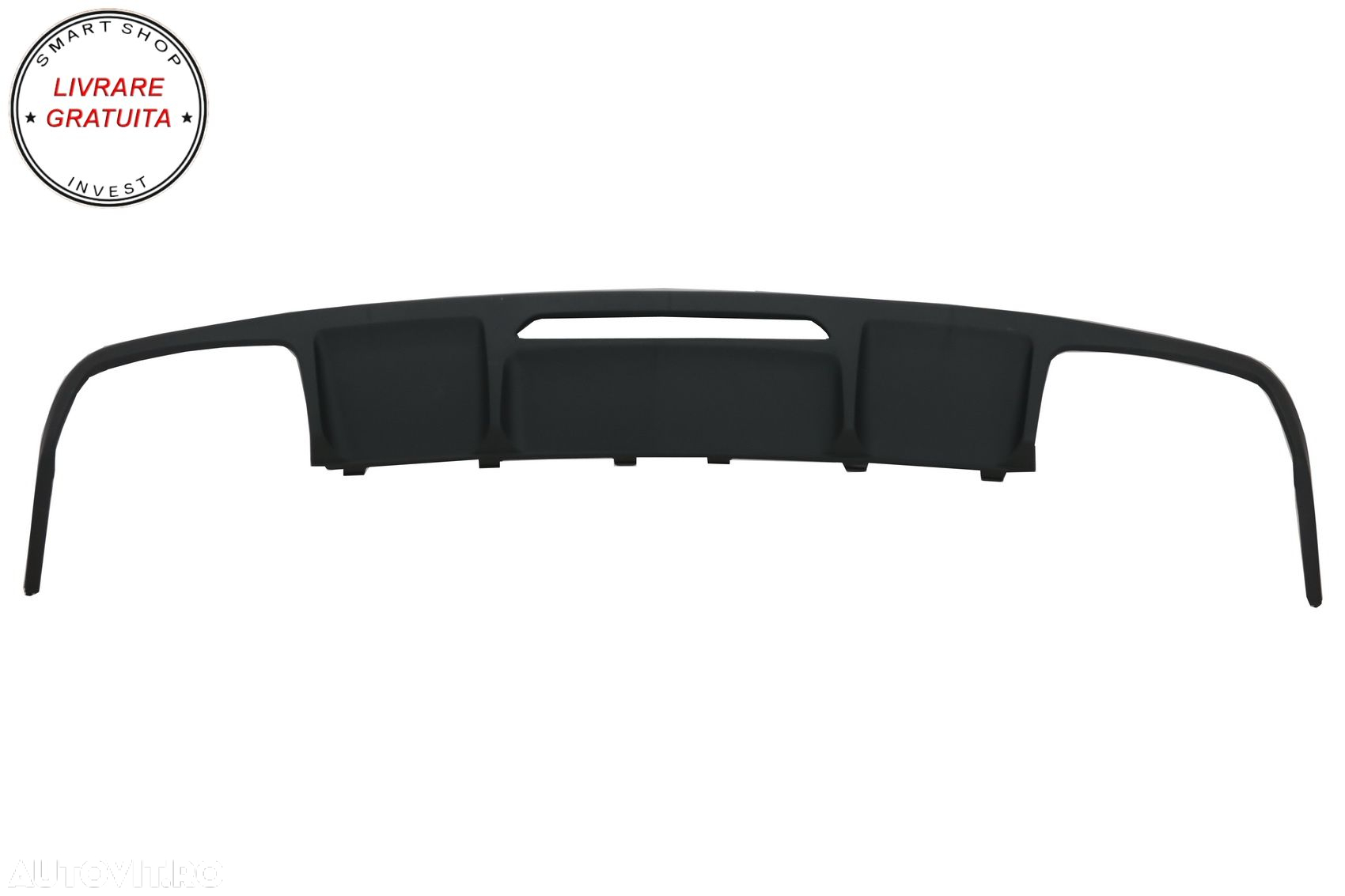 Difuzor cu Evacuare Dubla Mercedes CLS Sedan W218 (2011-2017) pentru bara AMG Spor- livrare gratuita - 4