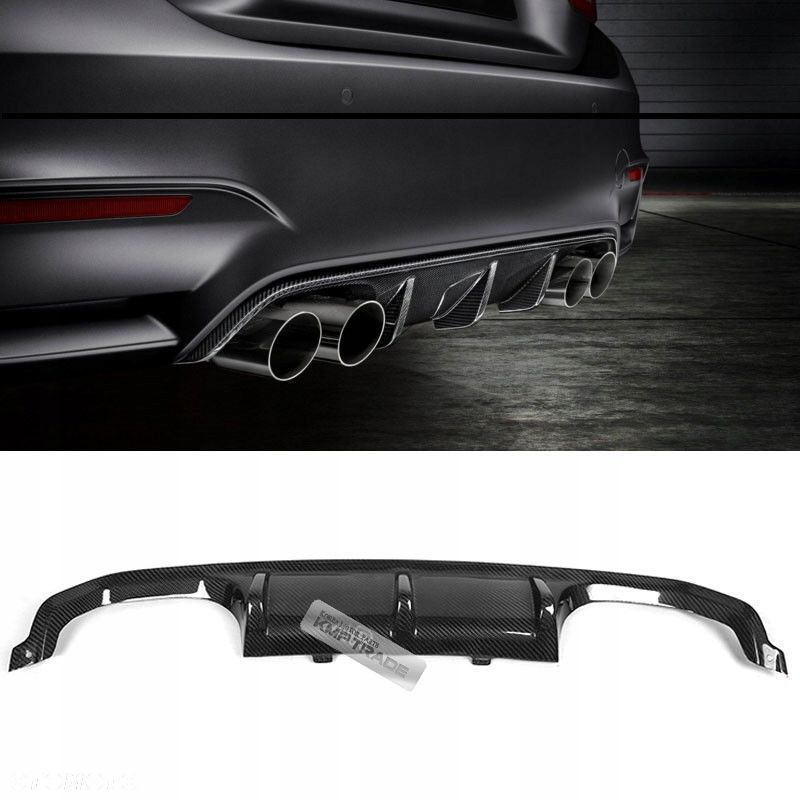 BMW M3 M4 F80 PERFORMANCE TYLNY DYFUZOR ZDERZAKA - 5