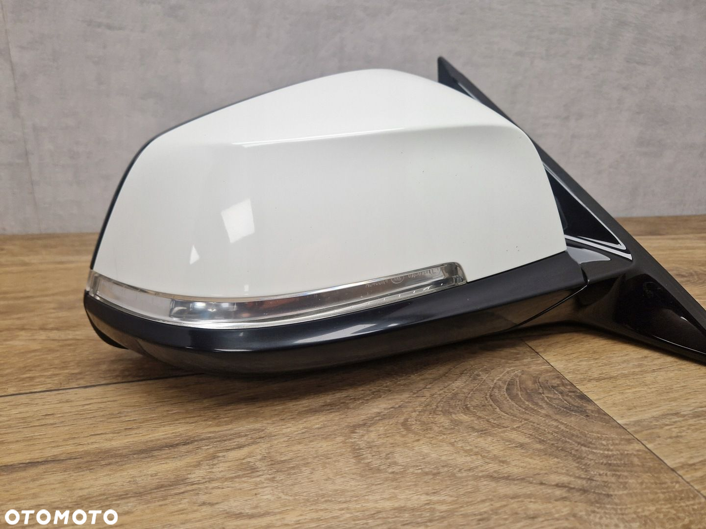 BMW 4 F32 F33 F36 LUSTERKO PRAWE M-PAKIET 5 PIN UK BIAŁE A300 ALPIN WEISS - 3