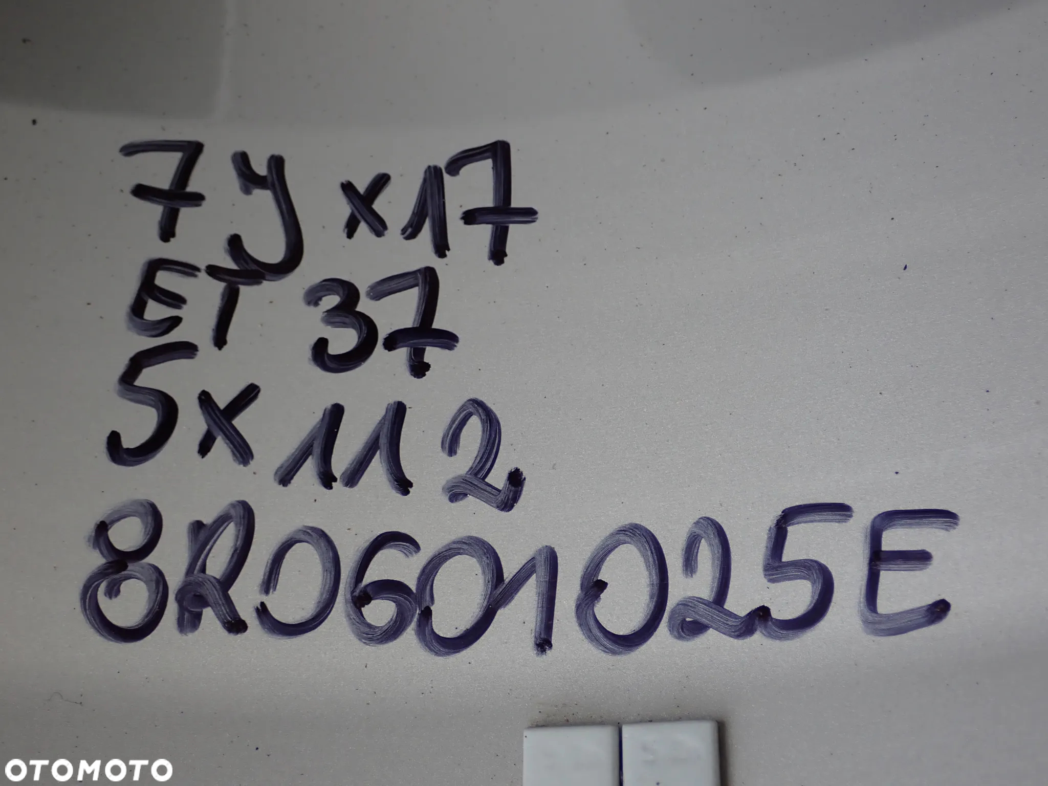 KOŁA FELGI ALUMINIOWE AUDI  7JX17  ET 37  5X112  8R0601025E Z OPONAMI ZIMA 235/65/17 1700 ZŁ - 8