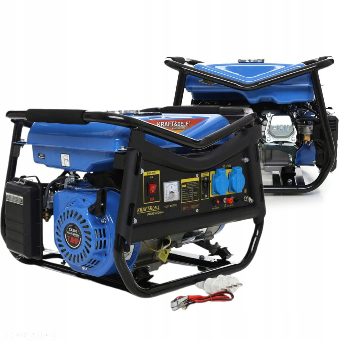 KRAFTDELE GENERATOR PRĄDOTWÓRCZY AGREGAT3000W 12V 230V 7KM BENZYNOWY KD141 - 11
