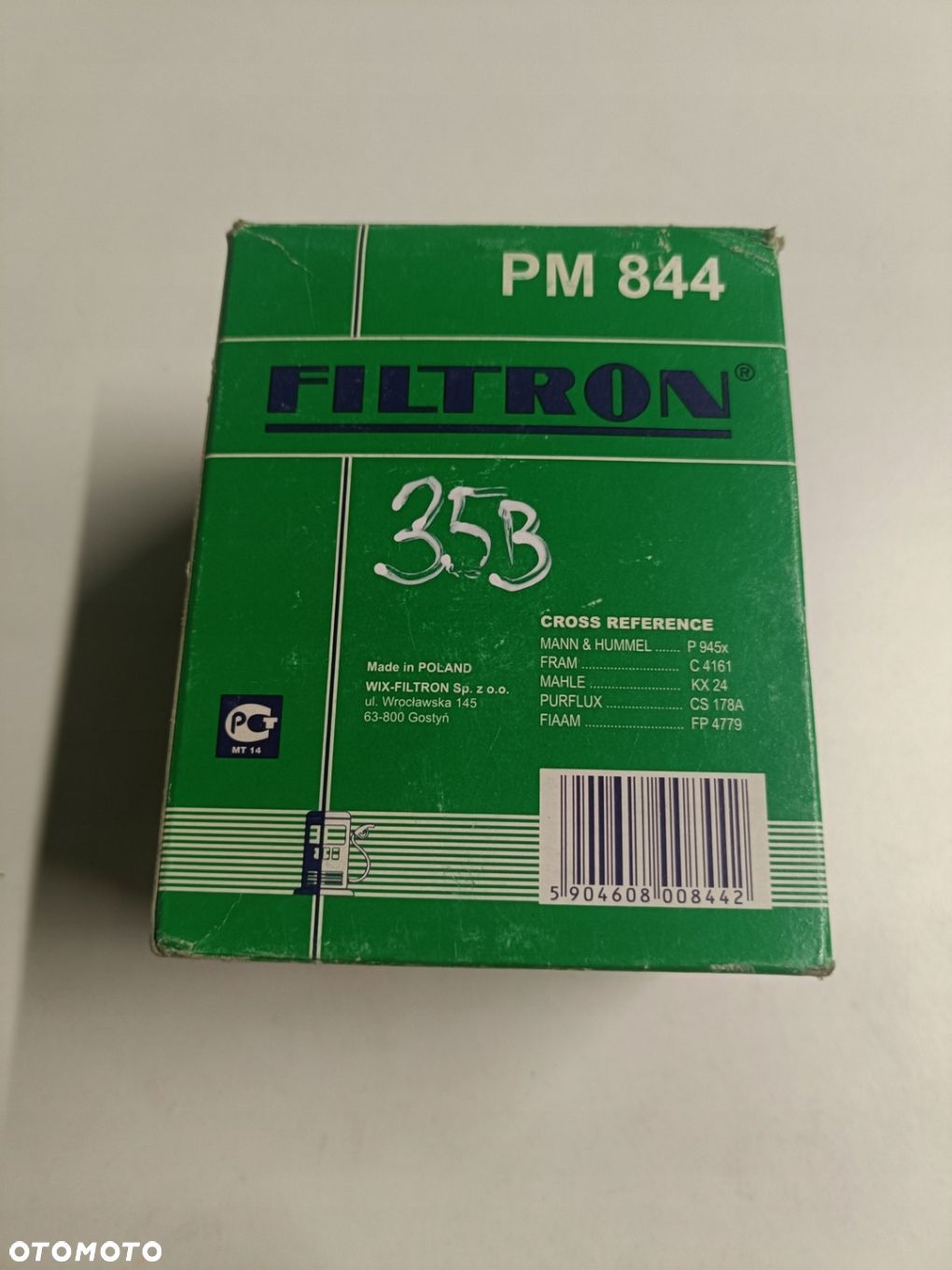 Citroen Fiat Ford Fso Jeep Lancia Peugeot Renault Volvo FILTR PALIWA PM844 - 1