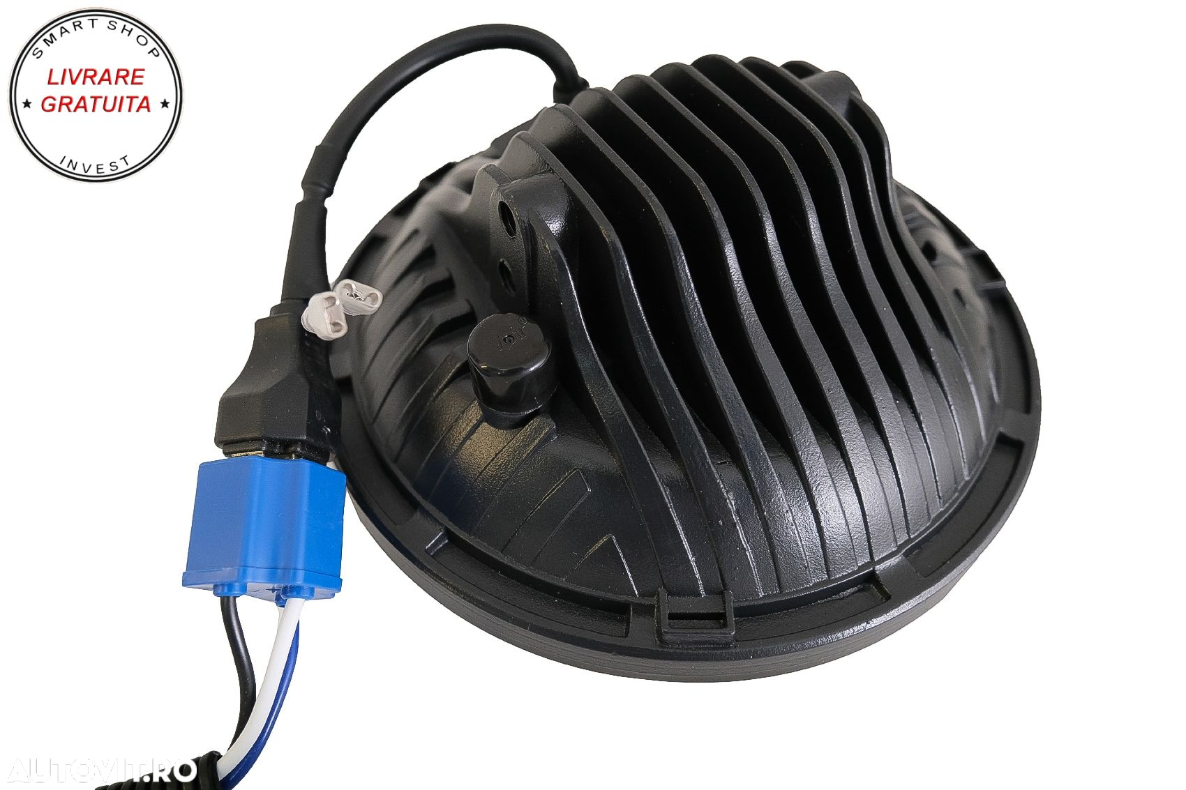 Faruri Full LED CREE Dublu Proiector Halo DRL Jeep Wrangler TJ & JK (1997-2018)- livrare gratuita - 16