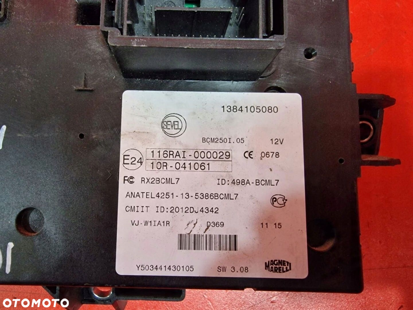 BOXER 3 III JUMPER DUCATO 2.2 HDI 4HJ ZESTAW KOMPUTER BCM LICZNIK STACYJKA - 12