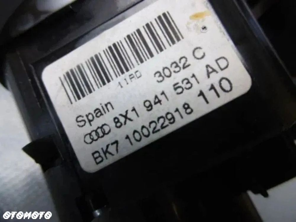 Audi A1 8X Przełącznik Włącznik Świateł 8X1941531AD - 3