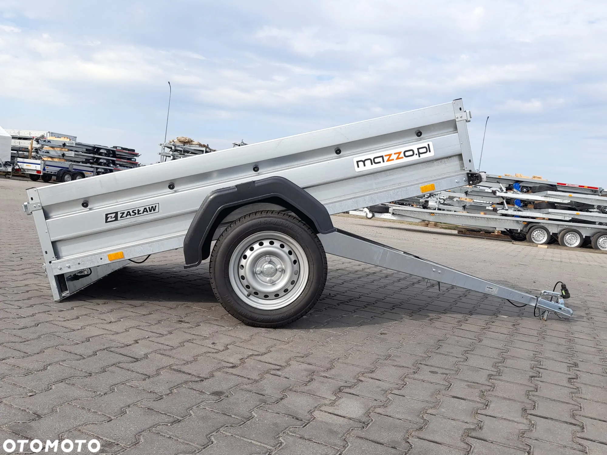Zaslaw Dostawa Przyczepka uchylna DMC750kg 205x122x35cm SOLIDNA I MOCNA! HIT! - 17