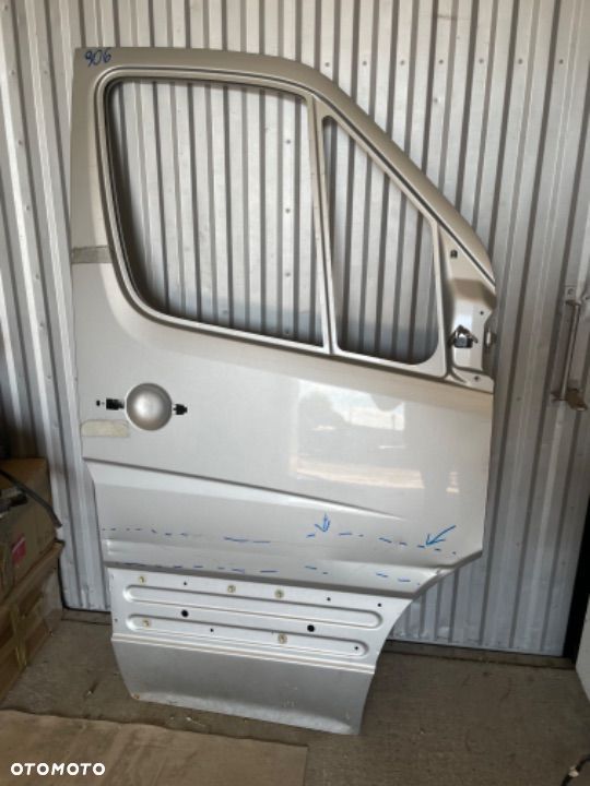 MERCEDES sprinter 906 crafter drzwi prawe białe srebrne - 2