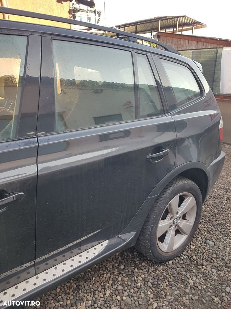 Usa Stanga Spate BMW X3 E83 2003 - 2006 SUV 4 Usi NEGRU BLACK SAPPHIRE METALLIC (612) - 2