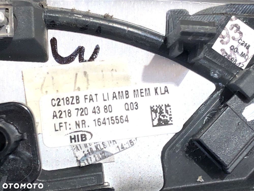 LISTWY DEKOR  MERCEDES-BENZ CLS (C218) 2011 - 2017 CLS 350 CDI / d (218.323) 195 kW [265 KM] olej - 13