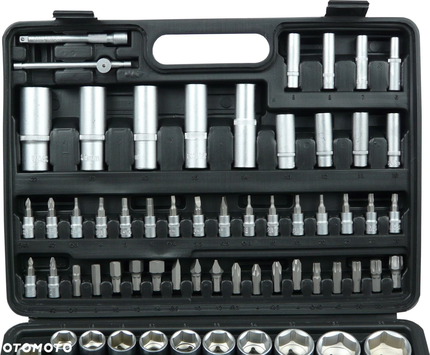 ZESTAW KLUCZY KLUCZE NASADOWE TORX BENSON 108 EL. - 3