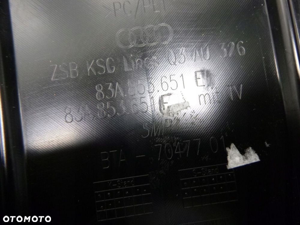 AUDI Q3 83A GRILL ATRAPA CHŁODNICY ZNACZEK NOWY ORYGINAŁ - 10