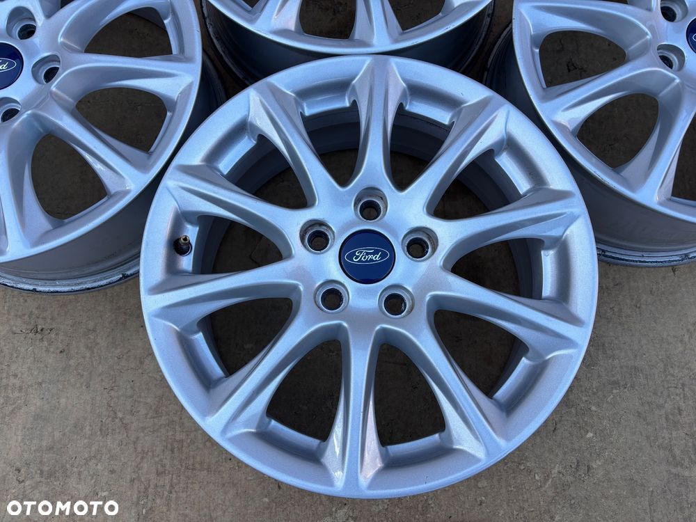 ORYGINALNE ALUMINIOWE FELGI FORD FOCUS C MAX MONDEO KUGA TRANSIT CONNECT 6,5 16 ET50 5X108  KOMPLET 4 SZTUKI ŁADNE CZUJNIKI CIŚNIENIA Ds7c-1007-k2a - 2