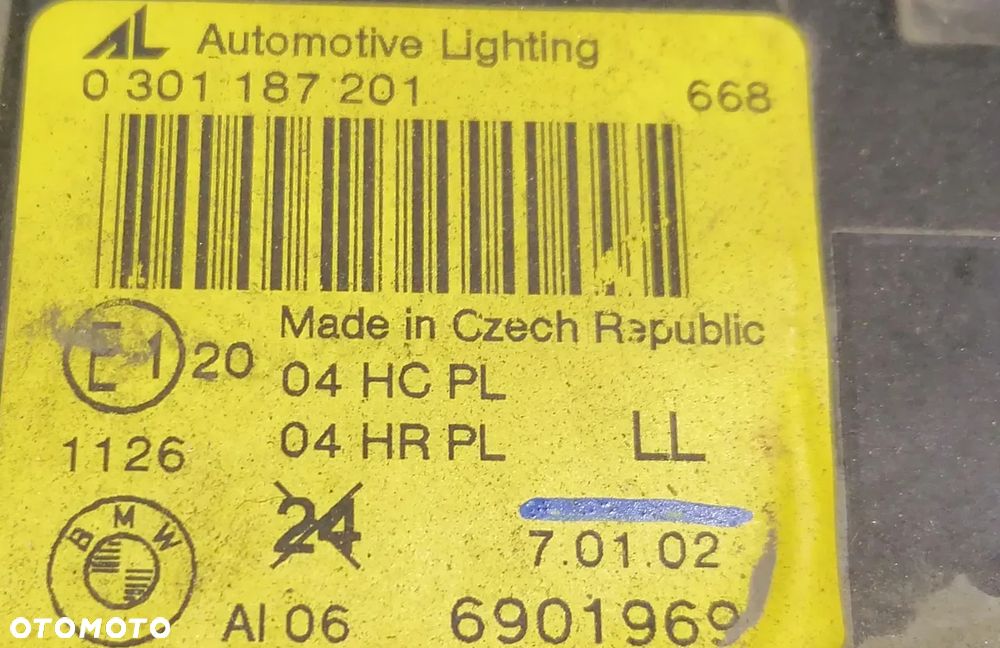 BMW 3 E46 COMPACT 02r LAMPA LEWY PRZÓD PRZEDNIA EUROPA 6901969 - 5