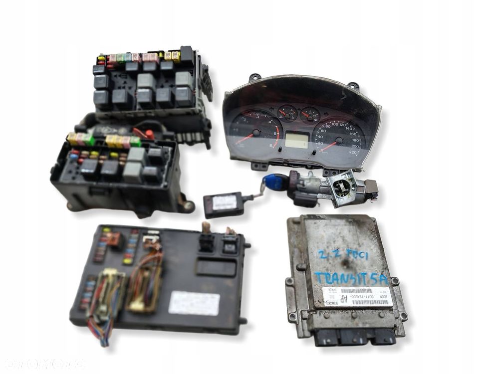 KOMPUTER SILNIKA ZESTAW 6C11-12A650-AP FORD TRANSIT 5 V 2.2 TDCI - 1