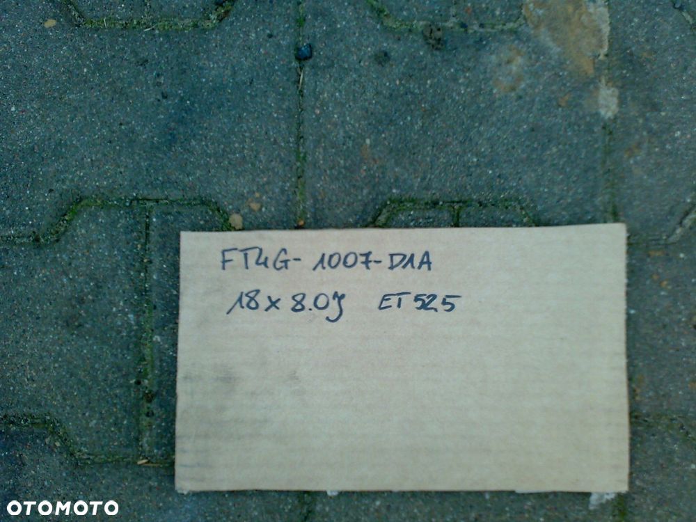 ford edge mk2 2015 - koła orginał alu felgi opony 18'' jak nowe - 6