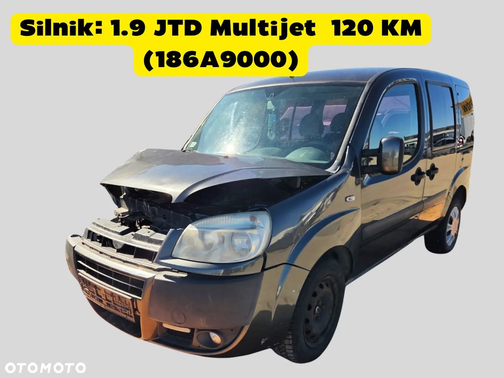 Fiat Doblo I 2007 Silnik 1.9 JTD Multijet (186A9000) 120 KM (88 kW) 695/A Na części drzwi, klapa bagażnika, zderzak, lampa - 2