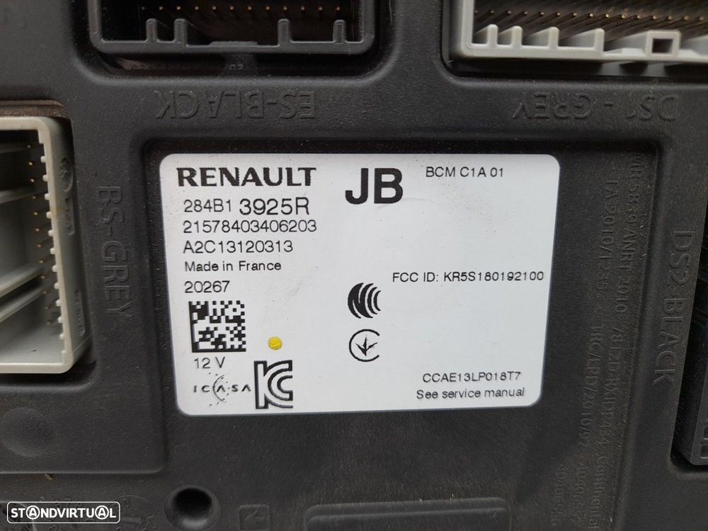 Caixa fusíveis / SAM / BSI RENAULT Captur II - 3