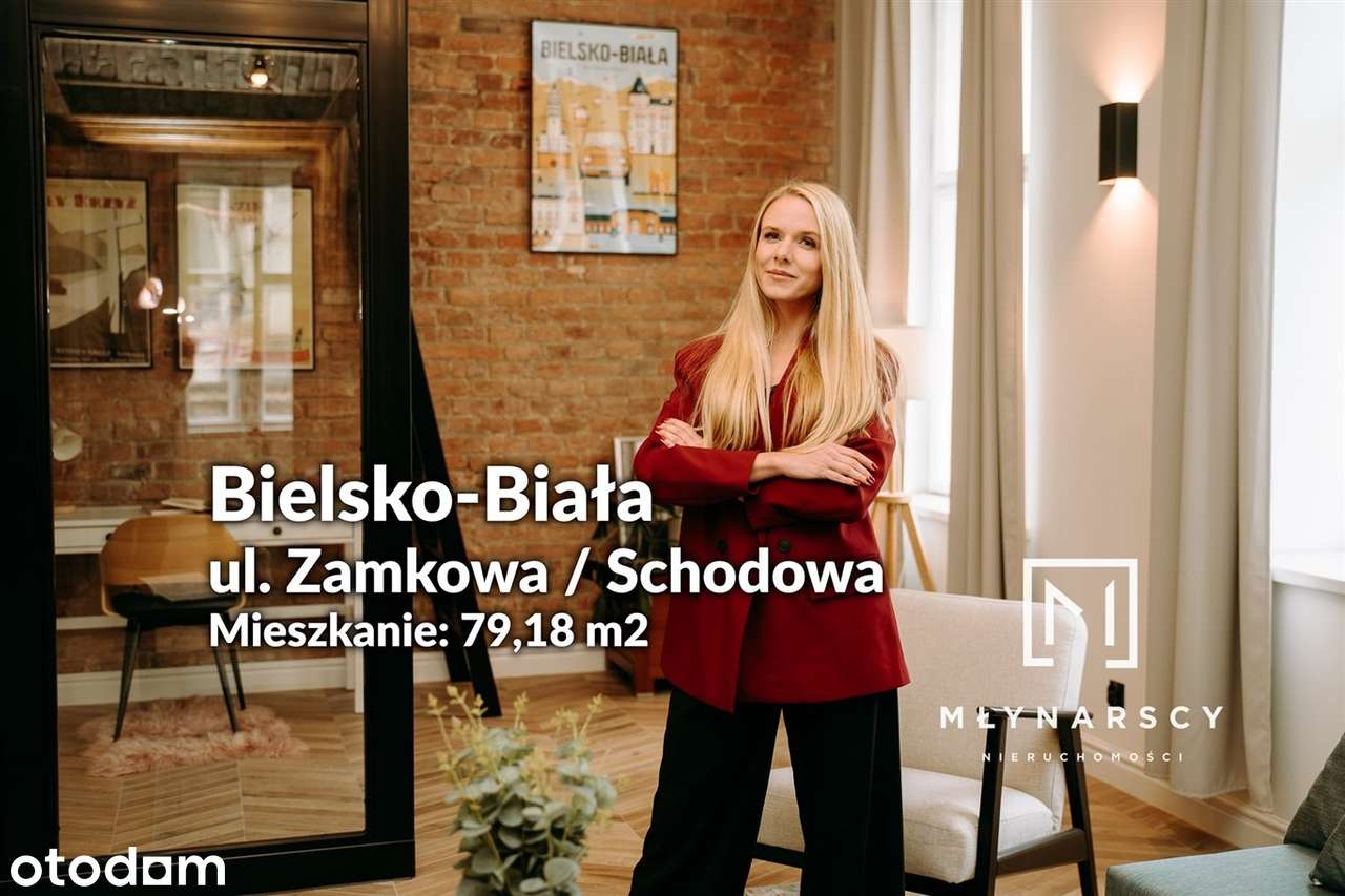 Mieszkanie 79 m² | 3 pokoje + antresola | Centrum