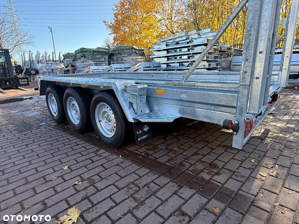 Niewiadów Przyczepa do przewozu sprzętu budowlanego Niewiadów K4035 400x190cm 3500kg 3 osie pod koparke minikoparka walec MOTOMUS Borowa - 4