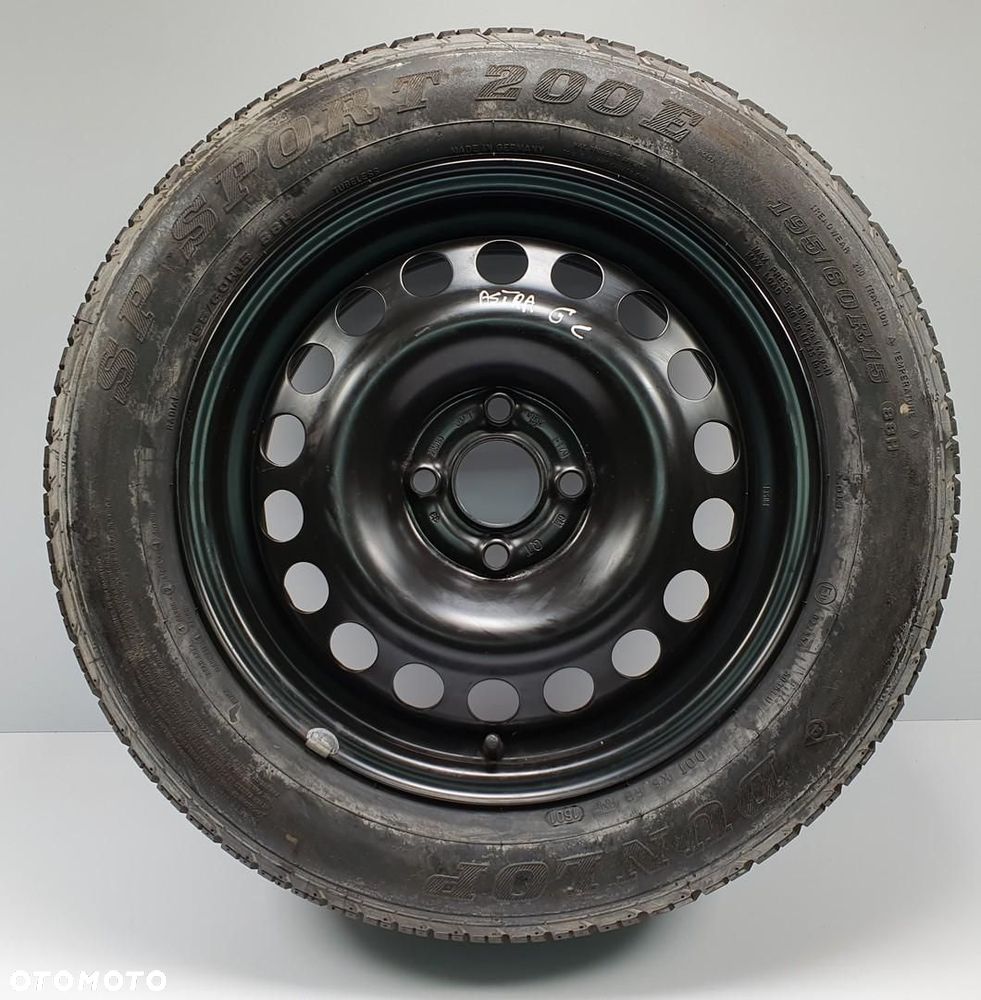 KOŁO ZAPASOWE DOJAZDOWE 15 6J ET49 4X100 OPEL ASTRA II G - 1