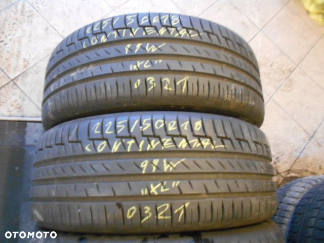 Opony 225/50r18 continental premium contact 6 7mm lato komplet - 3