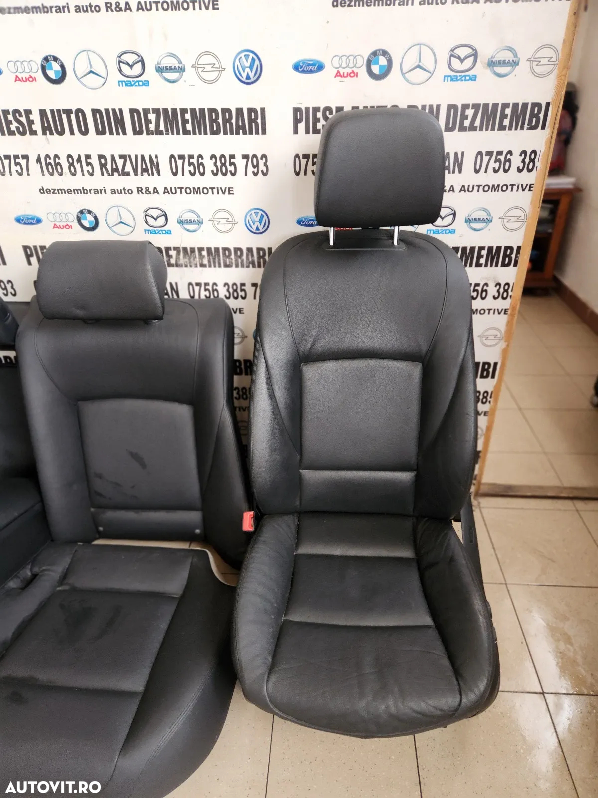Interior Complet Scaune Piele Neagra Electrice Bmw Seria 7 F01 F02 F03 F04 Volan Stanga Europa Star - 6