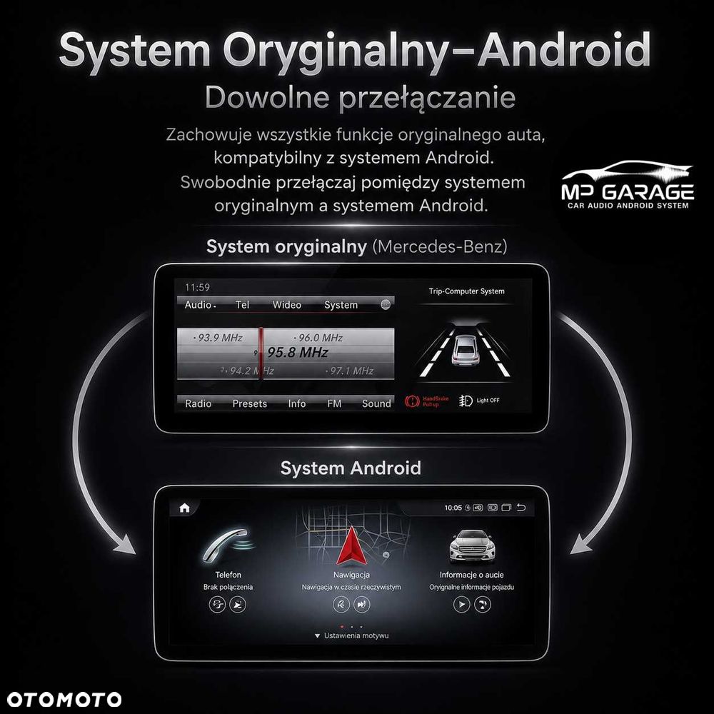 Mercedes GLE W166 GLS X166 Android CarPlay Android Auto 4G LTE GPS - 6