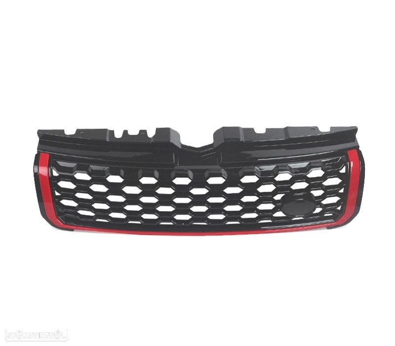GRELHA RANGE ROVER EVOQUE LOOK DYNAMIC PRETO VERMELHO - 2