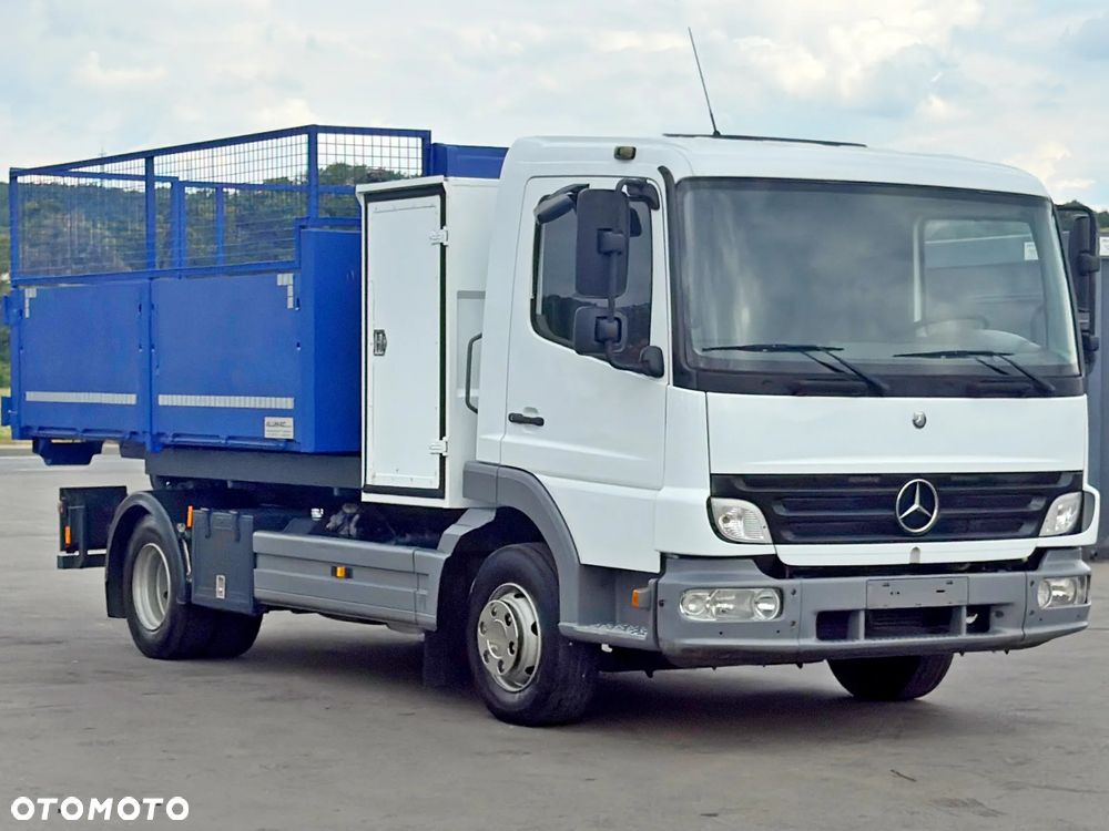 Mercedes-Benz 815 * HAKOWIEC + KONTENER 3,68 m * STAN BDB - 4