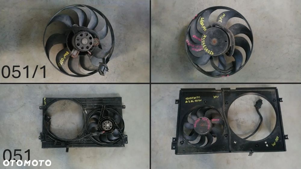 VW-001-399 WENTYLATOR CHŁODNICY VW AUDI SEAT SKODA - 8