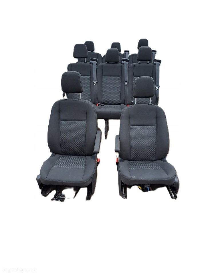 ford transit mk8 fotele środek kanapa ławka szyny 8 osób - 1