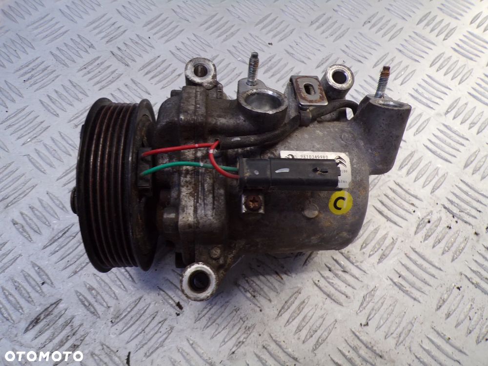 POMPA KOMPRESOR KLIMATYZACJI PEUGEOT 2008 I  CITROEN 1.2 THP 9810349980 - 3