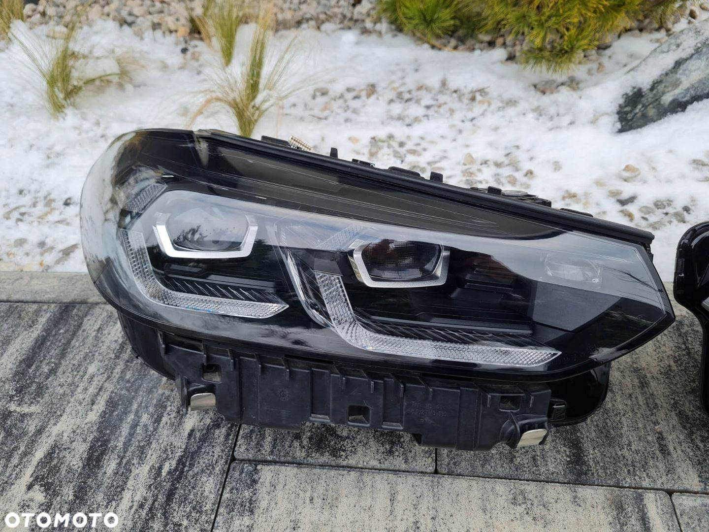 BMW X3 X4 G01 G02 LIFT LCI Lampy przód Full Led Adaptive Shadow Line Black - 3