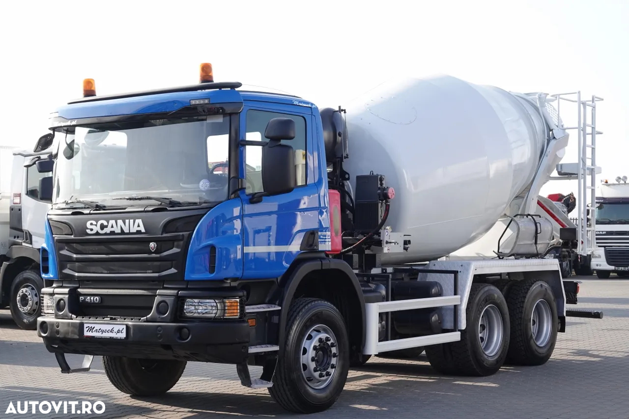 Scania P 410 / 6x4 / BETONATOR / PEAR SCHWING STETTER / 7 mc / EURO 6 - 2