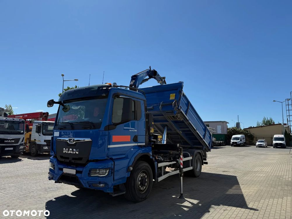 MAN TGS 18.400 4x4 Hydrodrive / KH-Kipper / HDS Fassi F95B - 9