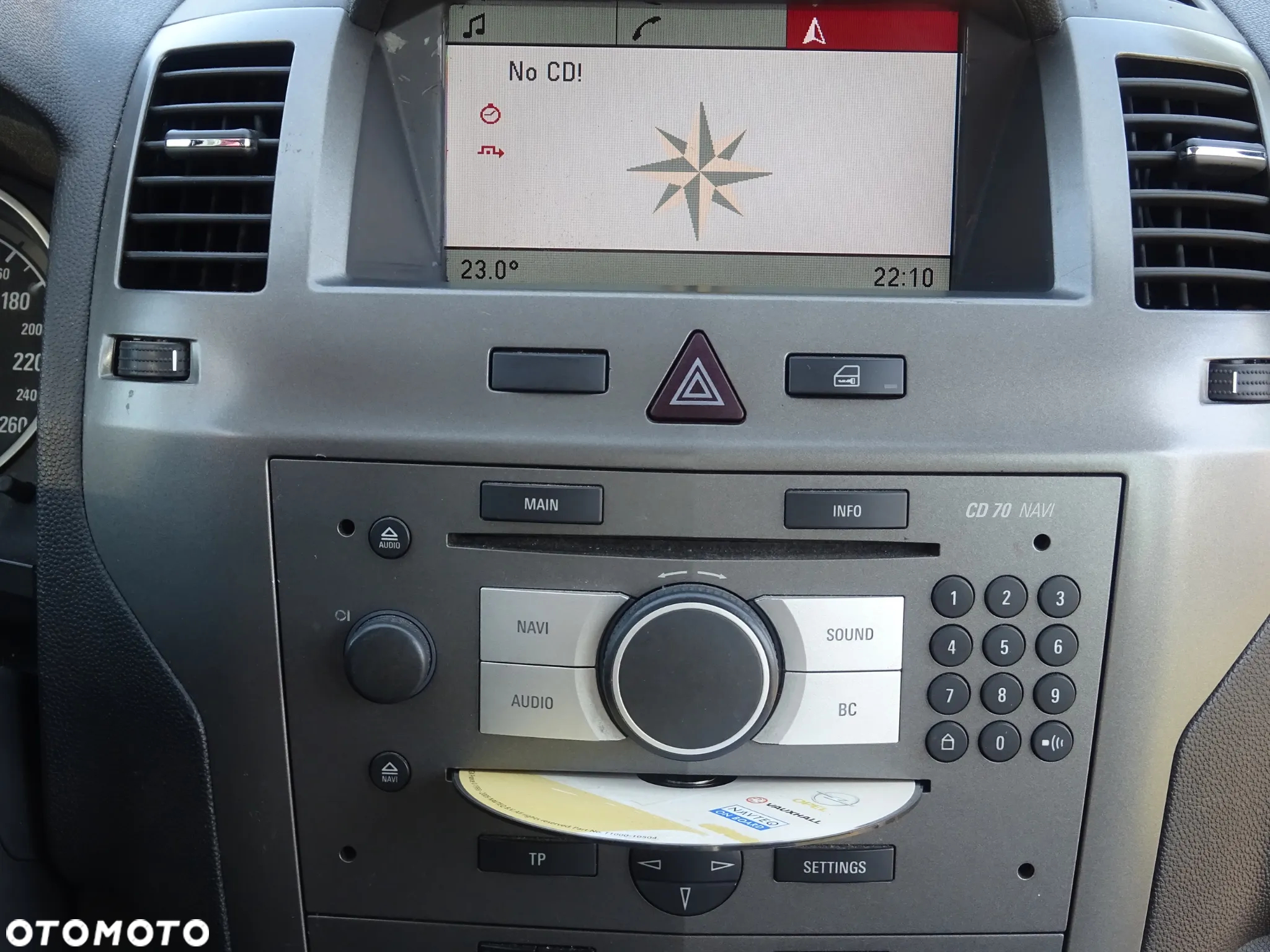 OPEL ZAFIRA B ASTRA H CD70 NAVI + MONITOR KOLOR + UWA GŁOŚNOMÓWIĄCY - 5
