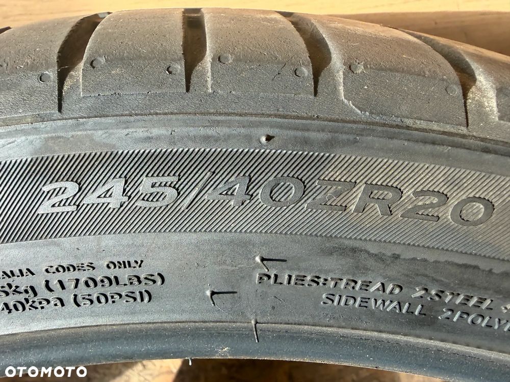 2szt Opony letnie 245/40 ZR20 Hankook Ventus S1 EVO 3 - 6