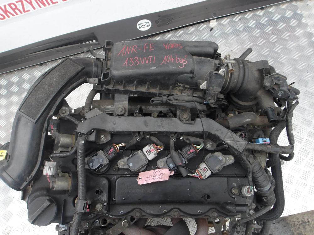 SILNIK TOYOTA YARIS 1.33 VVTI 1NR-FE 104 TYS - 2